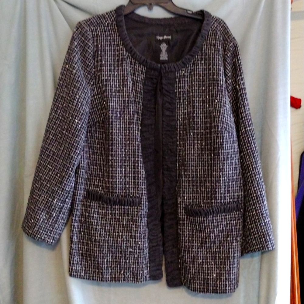 14/16W Sparkly Dress Blazer